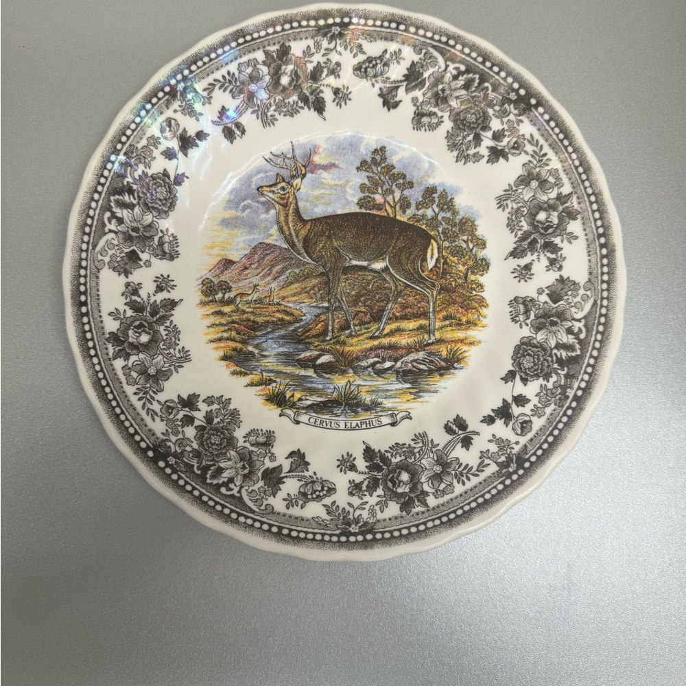 Churchill Vintage Game Set of 8 Salad Plates